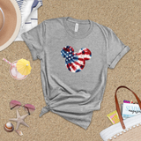 Disney Retro Mickey Head Tie Dye Stars And Stripes America Shirt/ 4th Of July Summer USA Flag 250 Anniversary Tshirt