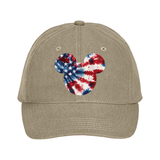 Disney Retro Mickey Head Tie Dye Stars And Stripes America Cap/ 4th Of July Summer USA Flag 250 Anniversary Baseball Hat