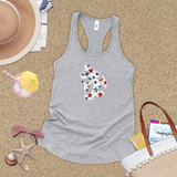 Disney Retro Mickey Mouse Patriotic Stars America Tank/ 4th Of July Summer USA 250 Anniversary Women Top