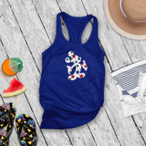 Disney Retro Mickey Mouse Patriotic Stars America Tank/ 4th Of July Summer USA 250 Anniversary Women Top