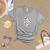 Disney Retro Mickey Mouse Patriotic Stars America Shirt/ 4th Of July Summer USA 250 Anniversary Tshirt