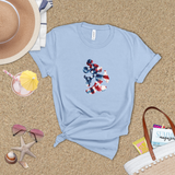 Disney Retro Mickey Mouse Tie Dye Stars And Stripes America Shirt/ 4th Of July Summer USA Flag 250 Anniversary Tshirt