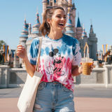 Tie Dye America Disney Retro Mickey Mouse Shirt/ 4th Of July Summer USA Flag 250 Anniversary Tshirt