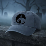 Disney Hat/ Nightmare Before Christmas Hat/ Jack Skellington And Sally On Spiral Hill Oogie Boogie Baseball Hat/ Disney Halloween Cap