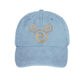 Disney Holiday Mickey Mouse Gingerbread Sugar Glitter Hat/ Cookie Swirl Autumn Christmas Baseball Cap