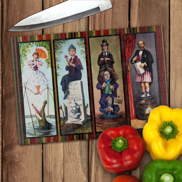 Haunted Mansion Cutting Board/ Stretching Room Portraits Kitchen Décor Gift