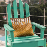 Ice Cream Throw Pillow Cover/ Ice Cream Drip Waffle Cone Chocolate And Vanilla With Sprinkles Summer Décor