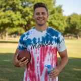 Tie Dye America Retro Shirt/ 4th Of July Summer USA Flag 250 Anniversary Merica Tshirt