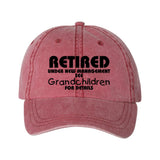 Retired Under New Management See Grandchildren For Details Funny Hat | Retirement Humor Cap