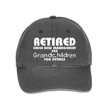 Retired Under New Management See Grandchildren For Details Funny Hat | Retirement Humor Cap
