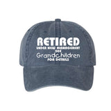 Retired Under New Management See Grandchildren For Details Funny Hat | Retirement Humor Cap