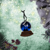 Halloween Snow Globe Ornaments/ Oogie Boogie Night Sky Tree Ornament