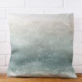 Seaside Seafoam Taupe And Blue Splash Ocean Lover Morning Blue Coastal Collection Pillow Cover