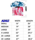 Tie Dye America Retro Shirt/ 4th Of July Summer USA Flag 250 Anniversary Merica Tshirt