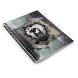 Chibi Girl Journal/ Kawaii Gothic Purple Grunge Anime Girl Notebook/ Diary Gift