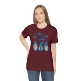 Christmas Shirts/ Chillin With My Gnomies Winter Blue Sweater Gnome Trio Pajama T shirts