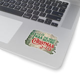 Christmas Stickers/ Old Fashion Twas The Night Before Laptop Decal, Planner, Journal Vinyl Stickers