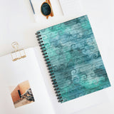 Nautical Journal/ Ocean Waves Sea Life Illustration Coastal Tropical Summer Notebook/ Diary Gift