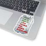 Christmas Stickers/ Funny Reindeer Drinking Names Laptop Decal, Planner, Journal Vinyl Stickers