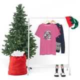 Valentine Shirts/ Gothic Tic Tac Toe Bones And Roses On Marbled Gray Paint Brushstrokes T shirts