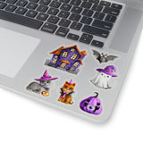 Halloween Stickers/ Halloween Town Collection D Laptop Decal, Planner, Journal Vinyl Sticker Pack