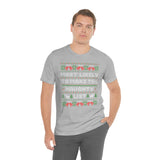 Christmas Shirts/ Funny Most Likely To Make The Naughty List Winter Holiday Fleece Ugly Sweater T shirts