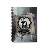 Chibi Girl Journal/ Kawaii Gothic Purple Grunge Anime Girl Notebook/ Diary Gift