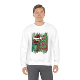 Christmas Wine Sweatshirt/ Carol Wine Lover Holiday Drinking Plaid Fa La La La Holiday Fleece Sweater