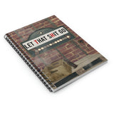 Cinema Sign Journal/ Funny Zen Let That Shit Go Cinema Marquee Sign Notebook/ Diary Gift