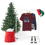 Christmas Shirts/ Chillin With My Gnomies Winter Blue Sweater Gnome Trio Pajama T shirts