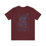 Christmas Shirts/ Blue Victorian Snowman Let It Snow Winter Holiday T shirts