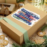 Christmas Stickers/ Christmas Is Too Sparkly Laptop Decal, Planner, Journal Vinyl Stickers