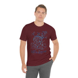 Christmas Shirts/ Blue Victorian Snowman Let It Snow Winter Holiday T shirts