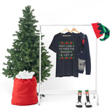 Christmas Shirts/ Funny Most Likely To Make The Naughty List Winter Holiday Fleece Ugly Sweater T shirts