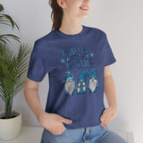 Christmas Shirts/ Chillin With My Gnomies Winter Blue Sweater Gnome Trio Pajama T shirts