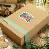 Christmas Stickers/ Old Fashion Twas The Night Before Laptop Decal, Planner, Journal Vinyl Stickers
