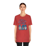 Christmas Shirts/ Chillin With My Gnomies Winter Blue Sweater Gnome Trio Pajama T shirts