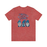 Christmas Shirts/ Chillin With My Gnomies Winter Blue Sweater Gnome Trio Pajama T shirts