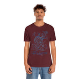 Christmas Shirts/ Blue Victorian Snowman Let It Snow Winter Holiday T shirts