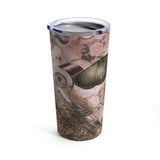 Vintage Steampunk Glam Stainless Steel 20oz Tumbler/ Victorian Hat And Parasol Travel Mug Gift