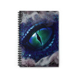 Halloween Journal/ Glam Ink Gothic Blue Medieval Dragon Notebook/ Diary Gift