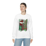 Christmas Wine Sweatshirt/ Carol Wine Lover Holiday Drinking Plaid Fa La La La Holiday Fleece Sweater