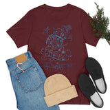 Christmas Shirts/ Blue Victorian Snowman Let It Snow Winter Holiday T shirts