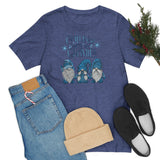 Christmas Shirts/ Chillin With My Gnomies Winter Blue Sweater Gnome Trio Pajama T shirts