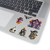 Halloween Stickers/ Halloween Town Collection B Laptop Decal, Planner, Journal Vinyl Sticker Pack
