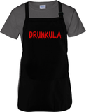 Halloween Drunkula Dracula Apron/ Dracula Monster Party Funny Drinking Costume BBQ/ Cooking Adjustable Apron