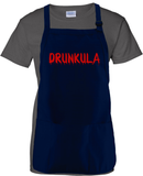 Halloween Drunkula Dracula Apron/ Dracula Monster Party Funny Drinking Costume BBQ/ Cooking Adjustable Apron