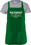 Retirement Apron Gift/ Retired, Under New Management See Grandchildren For Details Adult BBQ/ Cooking Adjustable Funny Apron