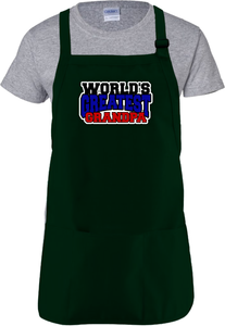 Grandfather Apron/ Grandpa Quote BBQ/ Cooking Adjustable Father’s Day Apron/ World’s Greatest Grandpa