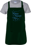 Disney Bibbidi Bobbidi Booze Apron/ Funny Aqua Blue Glitter Disney Drinking Cinderella Fairy Godmother BBQ/ Cooking Adjustable Apron